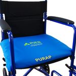 PURAP Wheelchair, Lift Chair & Scooter Cushion - Prevent & Heal Pressure Sores - Low Pressure Fluid 3D Flotation Technology - 18 x 20 x 1.5 inches - Blue