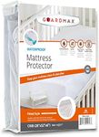 Guardmax Crib Size Waterproof Mattress Protector - Ultra Soft and Hypoallergenic Mattress Protector - Protects Mattress from Dirt, Dust Mites, Stains, and Spills - Stretcheable Fitted Sheet Only.