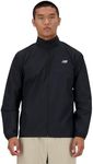 New Balance Men's Sport Essentials Jacket, Black, Large