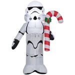 GEMMY Airblown-Stormtrooper Holding Candy Cane-SM-Star Wars