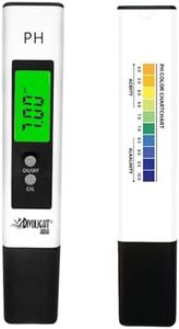 Divolight Water Tester PH Meter, Digital PH Meter 0.01 PH High Accuracy Water Quality Tester with 0-14 PH Measurement Range for Household Drinking, Pool and Aquarium Water PH Tester Design with ATC