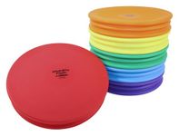 Sportime Multiple Use StabilityPads - 12 3/4 inch - Set of 6-6 Colors