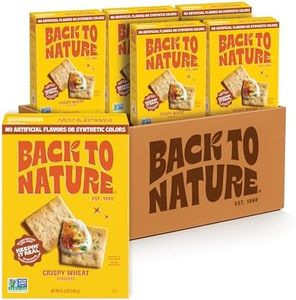 Back To Nature Crispy Wheat Crackers, Dairy Free, Non GMO, 6.5 Ounces (Pack Of 6)