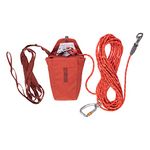 RUFFWEAR Dog Gear Knot-A-Hitch Campsite Dog-Hitching System, 36 ft (12 m) Long Tether Tie Out Cable, Premium Camping or Staycation Safety Tensioning Rope System, Red Clay (One Size)