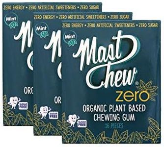 Organic Mastic Resin Chewing Gum Mast Chew Zero; zero calories intake guaranteed 3x16 pcs