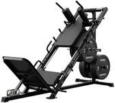 Mikolo Leg Press Hack Squat Machine Combo, Leg Press Machines for Home Gym with Linear Bearing, Hack Squat Machine with Rear and Front Band Pegs, Leg Machine for Full Range Leg Training, 230LB Weights
