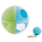 Outward Hound by Nina Ottosson A-Maze Ball Dog Treat Puzzle Ball, Level 2 Intermediate, Green