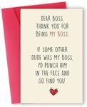 Ziwenhu Happy Boss’s Day Card for M