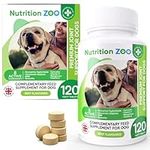NutritionZoo Joint Care Supplements for Senior Dogs - Pack of 120 Tablets of Chondroitin and Glucosamine for Dogs with Stiff Joints