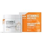 All Natural Advice Vitamin C Moisturizer For Face & Neck, Hydrating & Brightening Face Moisturizer with Vitamin E, Shea Butter, Jojoba Oil, Multi-Fruit Acids & Organic Botanicals, (120ml / 4 fl.oz.)