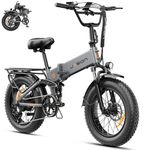 Jasion X-Hunter Electric Bike for Adults,1400W Peak Motor 30MPH Max Speed 48V 13AH Removable Battery, Full Suspension System Design,20‘’*4.0 Fat Tire Foldable Ebike,7-Speed Bicycles