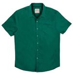 MARKRICH Kids 100% Cotton Regular Fit Solid Shirt for Boys||Collared Neck Short Sleeve Shirt for Boys||Casual,Trendy,Soft Fabric Half Sleeve Shirt for Boys & Kids, Best for Summer Emerald Green