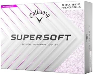 Callaway Golf Supersoft Golf Balls (2025, Pink Splatter)