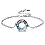 Dolphin Bracelet Sterling Silver Dolphin Jewellery Gifts for Women Girls