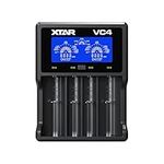 XTAR VC4 LCD 4 Bay Universal 18650 