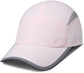 GADIEMKENSD Womens Hats Baseball Cap UPF 50+ Sun Quick Dry Lightweight Breathable Trucker Hat Outdoor Hiking Fishing Run Golf Sports A Dad Mesh Hats Reflective Running Hat Ponytail for Women Pink M/L