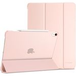 ProCase for iPad Air 13 Inch Case 2024 M2, 13" iPad Air Case 2024 Air M2 13 Cover, Slim Stand Translucent Hard Shell Back Folio iPad 13 Air Case, Auto Wake/Sleep -Lightpink