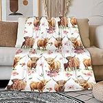 Highland Cow Blanket Cow Gifts for 