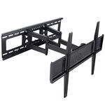 VideoSecu Tilt Swivel TV Wall Mount 32"- 70" LCD LED Plasma TV with VESA 200x200,400x400 up to 600x400mm, Full Motion Articulating Dual Arm Mount Fits up to 24" Studs, HDMI Cable MW365B2H C20