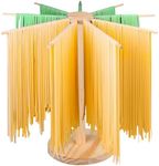Pasta Drying Rack, Large Wood Pasta Rack Drying Collapsible for Easy Storage, Kitchenaid Pasta Attachment, for Fresh Pasta Making Spaghetti Dryer Hanger Stand