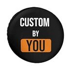 Custom Fit Tire Cover for SUV,Jeep Spare Tire Cover, All-Weather Protection, Universal Fit for tire Diameter 12-18 Inch (60~92 cm) Tires Cover Shell, Custom by Yourself.