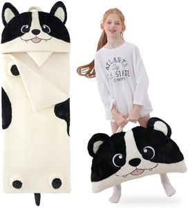 GILFWM 70" 4.2lbs Dog Thickened Kids Nap Mat for Preschool, Daycare,Kindergarten,Soft Washable for Boys and Girls, 2-in-1 Stuffed Animals Sleeping Bag and Pillow, Sleep Sack for Toddlers