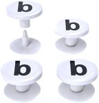 4-Pack Replacement Buttons with B f