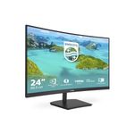 Philips 241E1SC - 24 Inch FHD Curved Monitor, 75Hz, VA, 4ms, AMD FreeSync, SmartImage, LowBlue Mode (1920 x 1080, 250 cd/m², HDMI/VGA)