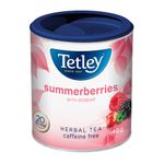 Tetley Summerberries Herbal Tea with Rosehip - 20 Tea Bags, 40 Grams, Naturally Caffeine Free