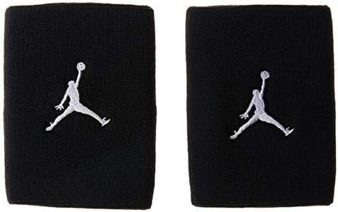 Nike Jordan Jumpman, Armbinden Unisex Adulto, BLACK/WHITE, Taglia unica