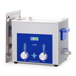 DK SONIC Industrial Ultrasonic Cleaner 10L,240W Commercial Sonic Cleaner with Encoded Timer,Heater&Basket, Multiple functions for Carburetors, Motorcycle Engines, Carburetors,Chains