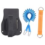 Drill Holster Tool Belt Holder, Multifunctional Holder with Safety Rope Crush Fall Resistant Anti Drop Hook for Cordless Impact Drills Wrench Tools Angle Grinder Small Electrician Pouches Indoor