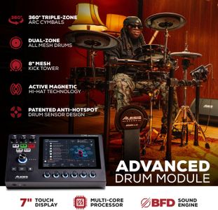 Alesis Strata Club Electric Drum Kit – Digital Drum Set for Beginners