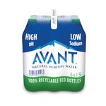 Avant - Natural Mineral Still Water (6 x 1.5L) Low Sodium, High pH 7.96, 100% Recycled & Recyclable Bottled Water