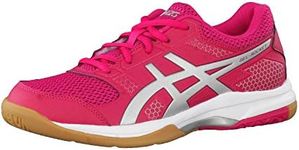 Asics Women's Gel-Rocket 8 Volleyball Shoes, Pink (Bright Rose/Silver/Burgundy 2193), 3 UK