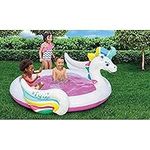 BANZAI Pegasus Splash Pool Kids Garden Summer Inflatable Unicorn Durable PVC The Perfect Escape Paddling Pool Swimming Toy