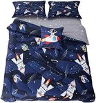 qjmiaofang Kids Rocket Comforter Se
