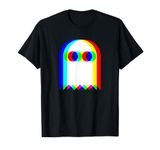 Ghost Trippy Vaporwave Halloween Techno Rave EDM Music Party T-Shirt