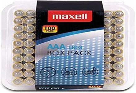 Maxell 790410 Alkaline LR03 AAA Micro Box Pack (pack de 100)