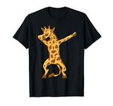 Kids Dabbing Giraffe Clothes Outfit Stuff Africa Gift Art T-Shirt