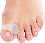 NatraCure 2 Advanced Gel Toe Separators & Spreader/Spacers (w/Toe Loop) – Size: S/M - (1035-M CAT 2PK) - 1 Pair - (For Pain Relief from Calluses, Blisters, Bunions, and Hammer Toes)
