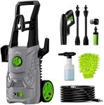 Electric Pressure Washer, 4200 PSI 2.6 GPM High Power Washer for Fences, Patios, Decks, Driveways and Car Wash with 23FT Hose, Foam Cannon