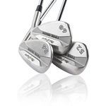 MacGregor Golf Tour Grind Milled Face Golf Wedge Set, Chrome, Mens Right Hand