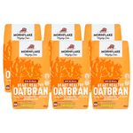 Mornflake - 100% Natural Oatbran 6x 800g Bulk Bag Pack. Great Addition To Breakfast Cereals Or For Cooking And Baking. Natural Source Of Fibre, Protein, Manganese & Zinc