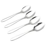 Obston Stainless Steel Dessert Spoon Set, 7.09-Inch, Set of 12