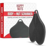 HAPPY NUTS Silicone Body Scrubber, Exfoliating Body Scrubber for Sensitive Skin, Eco Friendly Shower Scrubber for Body, Silicone Body Brush for Showering