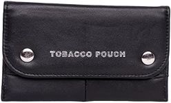 Mens 100% Soft Leather Tobacco Pouch / Holder Fully Lined