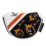 BIG TEETH Golf Putter Cover Half Mallet Mini Golf Small Headcover Club Head Protector Magnetic Closure Cute Bomb For Scotty Cameron Taylormade Odyssey Club