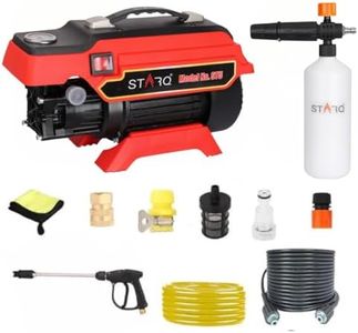 STARQ ST5 | 250 Bar 2500W | Heavy Duty High Pressure Washer for Car, Bike, Home | 1Ltr Professional Snow Foam Lance | Red