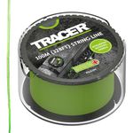 Tracer 100m String Line - Anti-Tangle, High Visibility Builders Line on Rotating Spool with Integrated Handle. Green Builders String Line